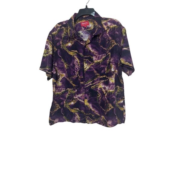 SUPREME Other - SUPREME Marble Silk Shirt Size: L